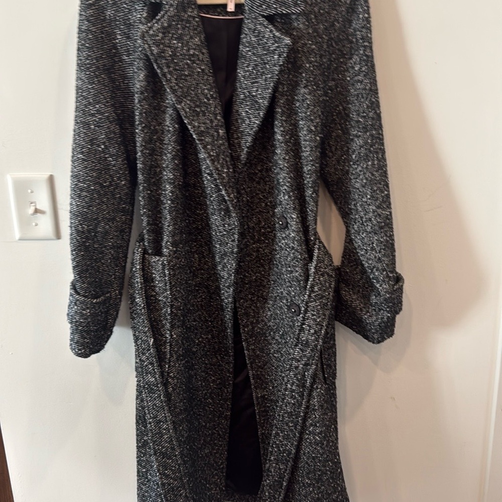 BCBGeneration belted overcoat